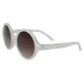 2020 White Shell Pattern Round Fashion Kids Sunglasses